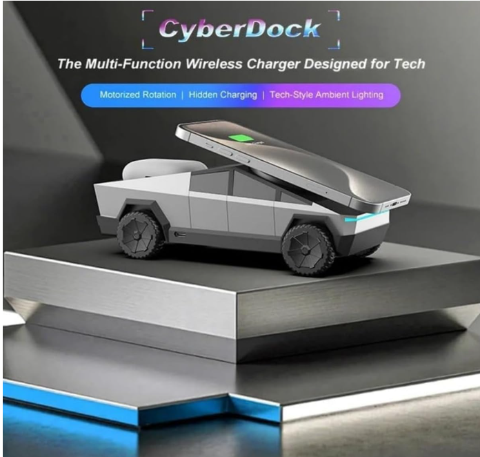 CyberDock TrioCharge Qi2 Wireless Station