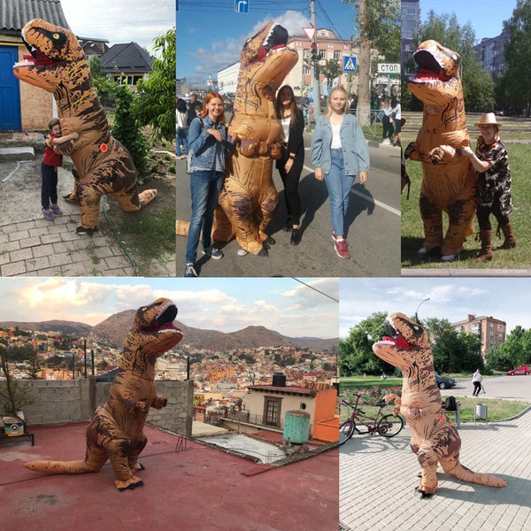 Inflatable T-Rex Adventure Suit