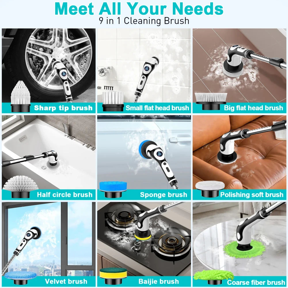 PowerSpin Electric Rotary Cleaning Brush