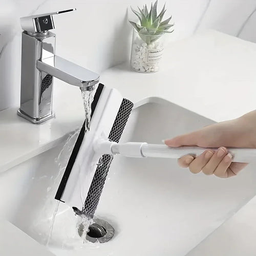 Retractable Window Squeegee Brush