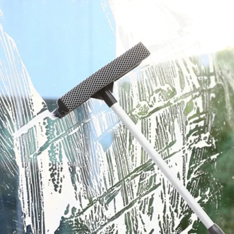 Retractable Window Squeegee Brush