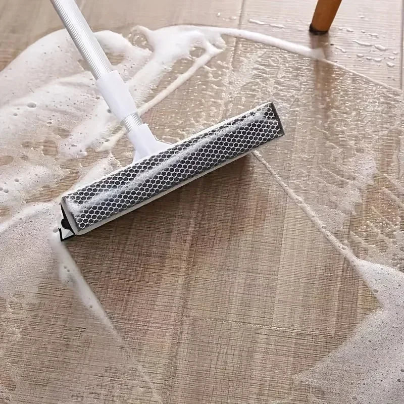 Retractable Window Squeegee Brush