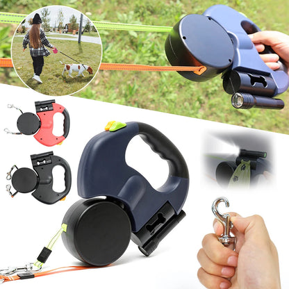 Glow Paw Dual Dog Leash