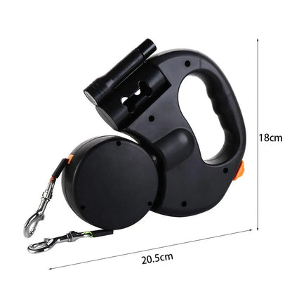 Glow Paw Dual Dog Leash