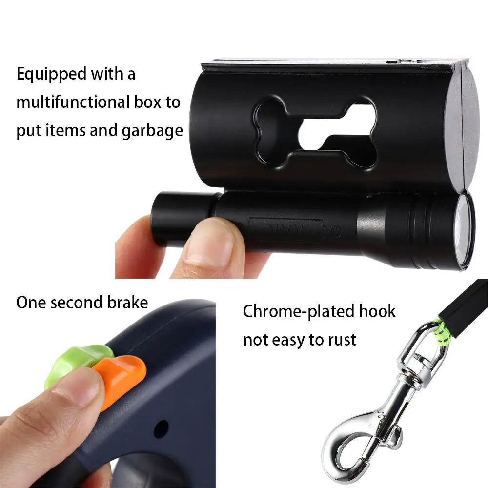 Glow Paw Dual Dog Leash