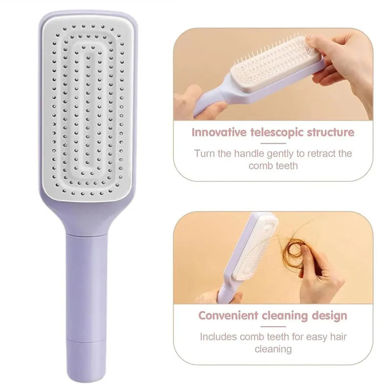 Magic Self-Clean Hair Brush