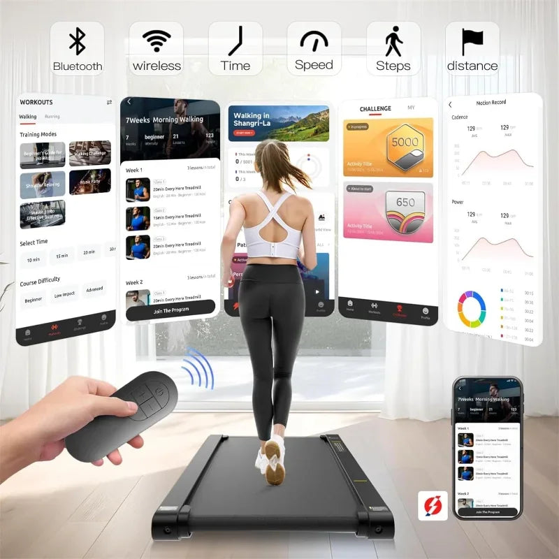 QuietFit Under Desk Treadmill
