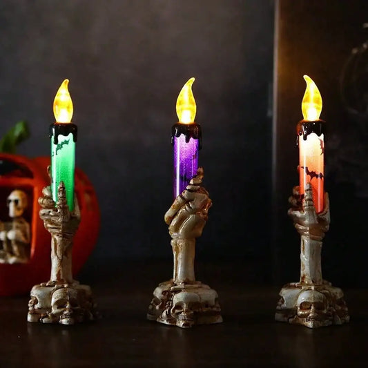 Spooky Glow Ghost Candles