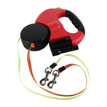 Glow Paw Dual Dog Leash