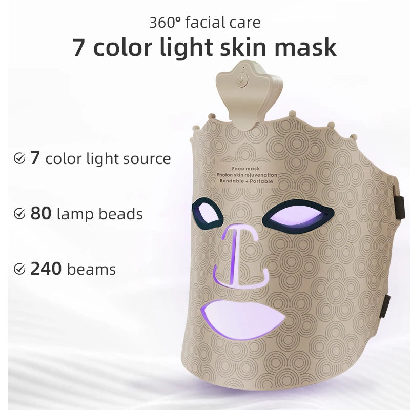GlowWave Multi-Color LED Mask